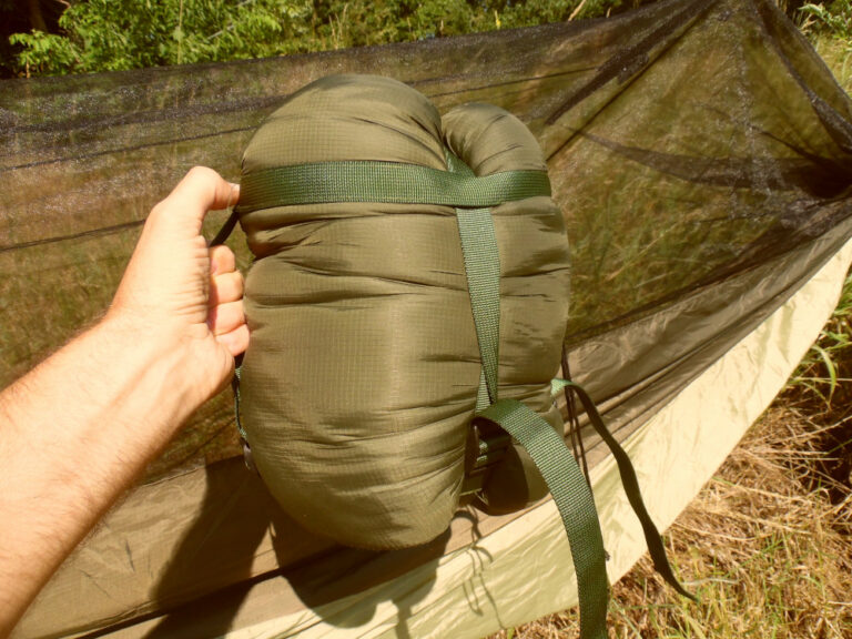 Test vom Underquilt für die Hängematte outdoorhaengematte